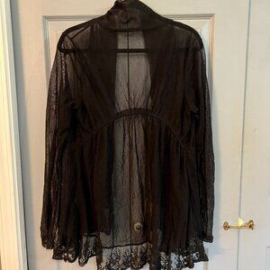 Black Lace Cover Up